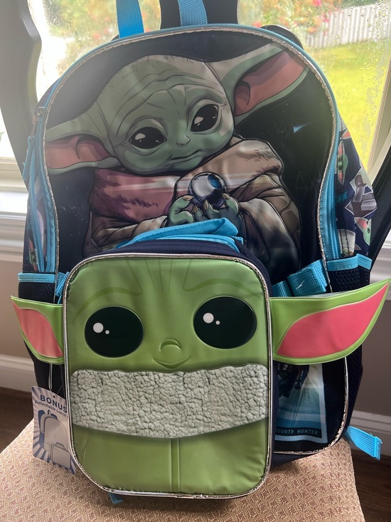 Star Wars Other - Star Wars The Mandalorian 'Grogu' Kids Backpack and lunchbox set